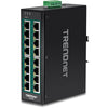 16ポート産業用ギガビットPoE+ DINレールスイッチ<br><b>TI-PG160</b>