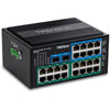 26ポート 強化型産業用ギガビットPoE+ DINレールスイッチ<br><b>TI-PG262</b>