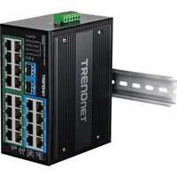 26ポート 強化型産業用ギガビット<br>PoE+ DINレールスイッチ<br><b>TI-PG262</b>