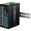 26ポート 強化型産業用ギガビットPoE+ DINレールスイッチ<br><b>TI-PG262</b>