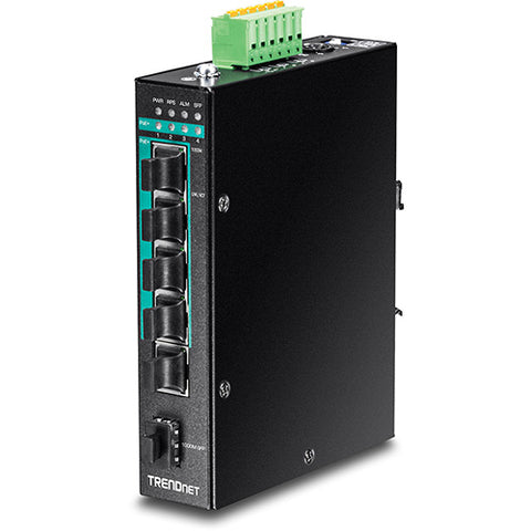 6ポート産業用ギガビットPoE+レイヤ2マネージドDINレールスイッチ<br><b>TI-PG541i</b>