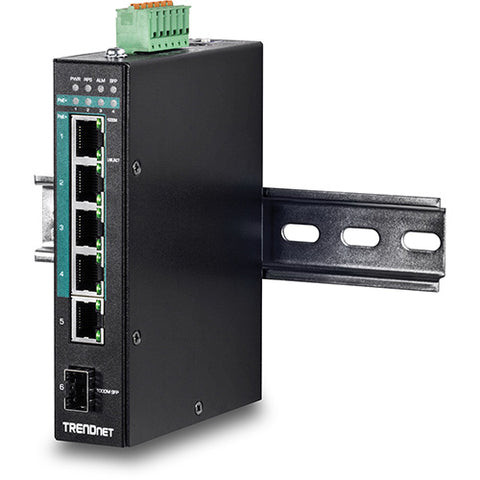6ポート産業用ギガビットPoE+レイヤ2マネージドDINレールスイッチ<br><b>TI-PG541i</b>