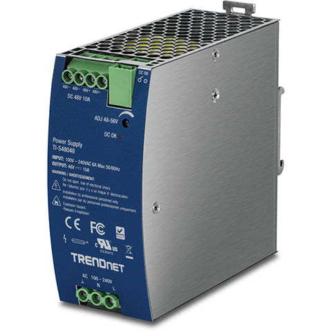 パワーサプライ産業用480W/48～56V/10A TI-S48048 | DIA-EC