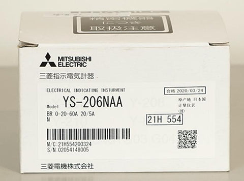指示計器 <b>YS-206NAA BR 0-20-60A 20/5A N</b>