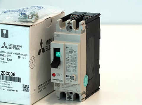 漏電遮断器(NV) <b>NV63-CVF 2P 40A 100-240V 30MA</b>