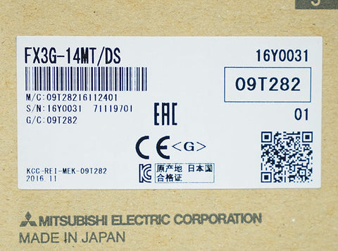 シーケンサ <b>FX3G-14MT/DS</b>