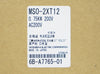 電磁開閉器 <b>MSO-2XT12 0.75KW 200V AC200V</b>