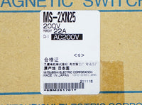 電磁開閉器 <b>MS-2XN25 22A 200V AC200V</b>