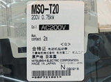 電磁開閉器 <b>MSO-T20 0.75KW 200V AC200V 2a</b>
