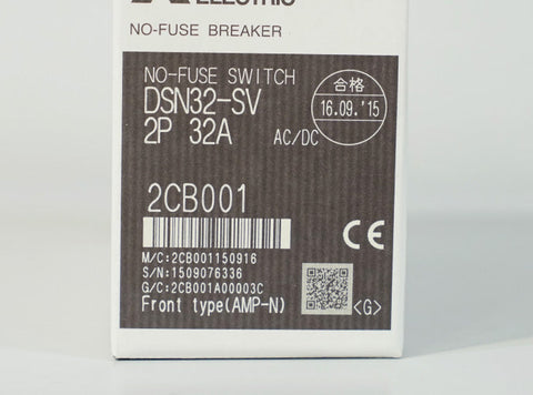 配線用遮断器(NF) <b>DSN32-SV 2P 32A</b>