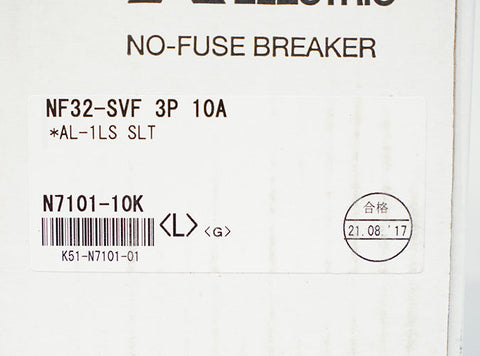 配線用遮断器(NF) <b>NF32-SVF 3P 10A AL-SLT</b>