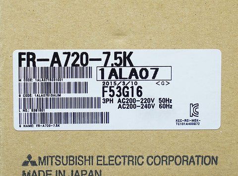 インバータ <b>FR-A720-7.5K</b>