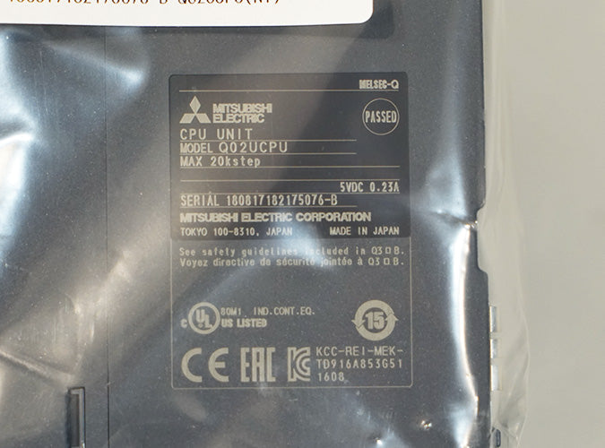 訳あり品】三菱電機製シーケンサ Q02UCPU | DIA-EC