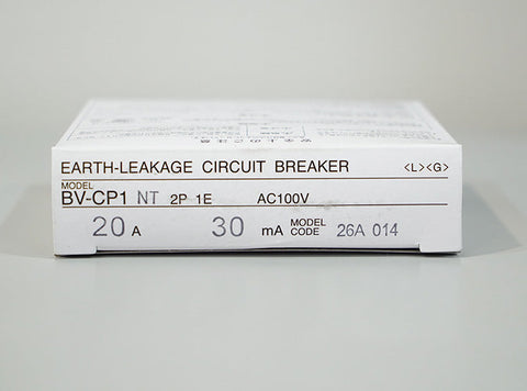 分電盤用遮断器(BV) <b>BV-CP1NT 20A 100V 30mA</b>