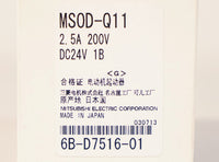 電磁開閉器(MS) <b>MSOD-Q11 2.5A 200V DC24V 1B</b>