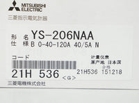 指示計器 <b>YS-206NAA B 0-40-120A 40/5A N</b>