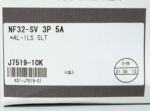 配線用遮断器(NF) <b>NF32-SV 3P 5A AL-SLT</b>