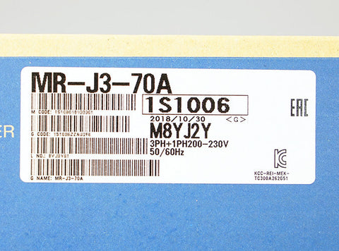 サーボアンプ <b>MR-J3-70A</b>
