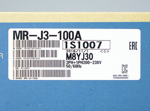 サーボアンプ <b>MR-J3-100A</b>