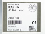 配線用遮断器(NF) <b>DSN63-CV 3P 50A</b>