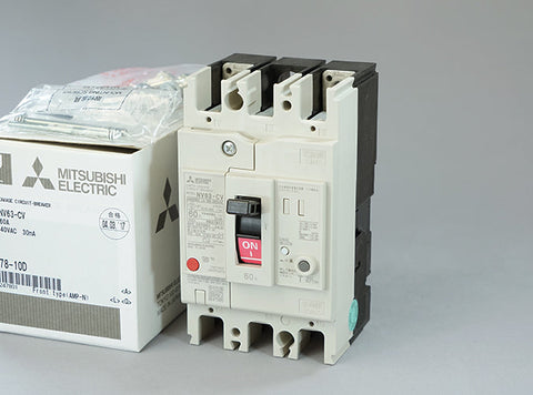 漏電遮断器(NV) <b>NV63-CV 2P 60A 100-240VAC 30mA</b>