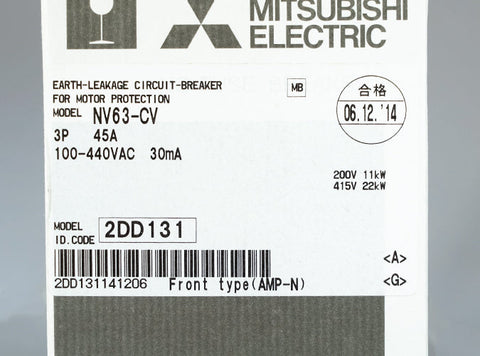 漏電遮断器(NV) <b>NV63-CV 3P 45A MB 100-440V 30MA</b>