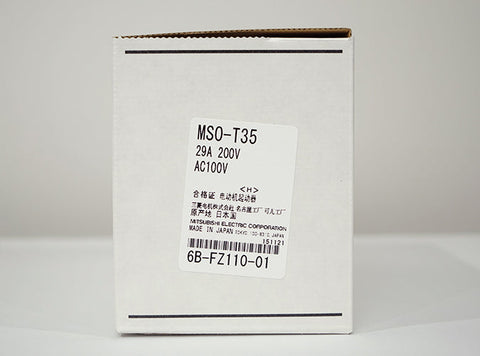 電磁開閉器(MS) <b>MSO-T35 29A 200V AC100V</b>