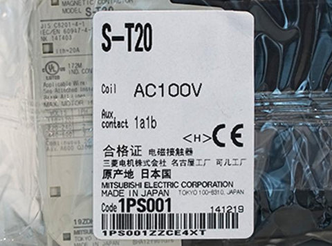 電磁接触器 <b>S-T20 AC100V</b>