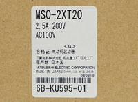 電磁開閉器 <b>MSO-2XT20 2.5A 200V AC100V</b>