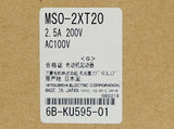 電磁開閉器 <b>MSO-2XT20 2.5A 200V AC100V</b>