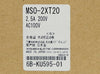電磁開閉器 <b>MSO-2XT20 2.5A 200V AC100V</b>