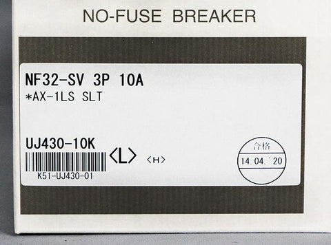 配線用遮断器(NF) <b>NF32-SV 3P 10A AX-SLT</b>