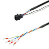 三菱電機対応MR-J4,J4Wシリーズ電源ケーブル電磁ブレーキ付き<br><b>DSVPWAK-07BP-***-E</b>
