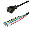 三菱電機対応MR-J4,J3,J2Sシリーズ電源ケーブル電磁ブレーキ付き<br><b>DSVPWS1LL-20BP-***-E</b>