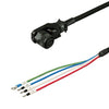 三菱電機対応MR-J3シリーズ電源ケーブル<br><b>DSVPWS4LL-12P-***</b>