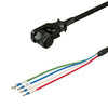 三菱電機対応MR-J3シリーズ電源ケーブル<br><b>DSVPWS4LL-20P-***</b>