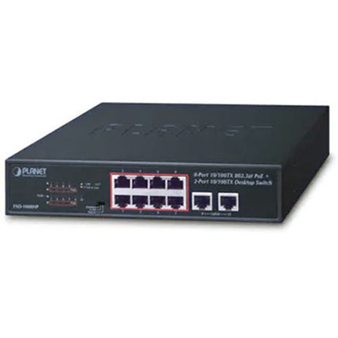 PoE+ファストイーサネットスイッチングハブ<br><b>FSD-1008HP</b>