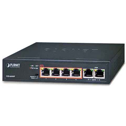 PoE+ファストイーサネットスイッチングハブ<br><b>FSD-604HP</b>