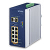 産業用PoE+ギガビットイーサネットスイッチングハブ SFPポート付<br><b>IGS-1020PTF-12V</b>