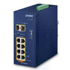 産業用PoE+ギガビットイーサネットスイッチングハブ SFPポート付<br><b>IGS-1020PTF</b>
