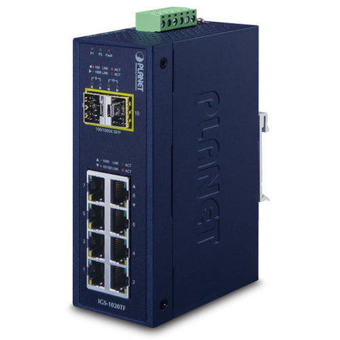 産業用ギガビットイーサネットスイッチングハブ SFPポート付<br><b>IGS-1020TF</b>