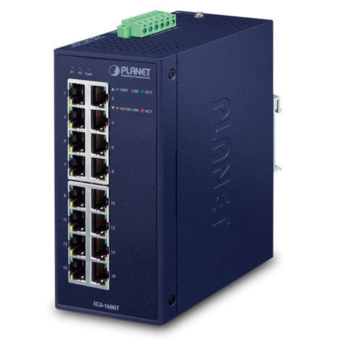 産業用ギガビットイーサネットスイッチングハブ<br><b>IGS-1600T</b>