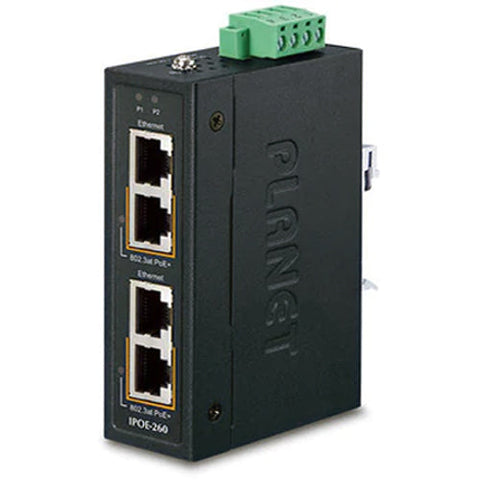 産業用2ポートPoE+インジェクター<br><b>IPOE-260</b>