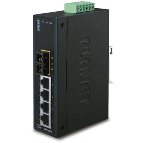 産業用ファストイーサネットスイッチングハブ マルチモード光ポート付<br><b>ISW-511T</b>