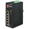 産業用PoE+ファストイーサネットスイッチングハブ SFPポート付<br><b>ISW-514PTF</b>