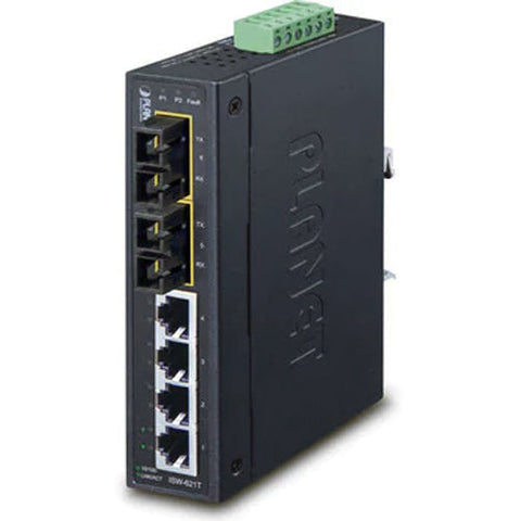 産業用ファストイーサネットスイッチングハブ シングルモード光ポート付<br><b>ISW-621TS15</b>