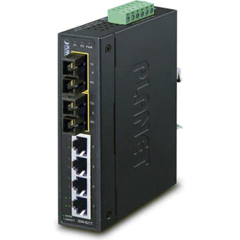 産業用ファストイーサネットスイッチングハブ マルチモード光ポート付<br><b>ISW-621T</b>